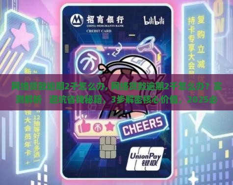 网络贷款逾期2千怎么办