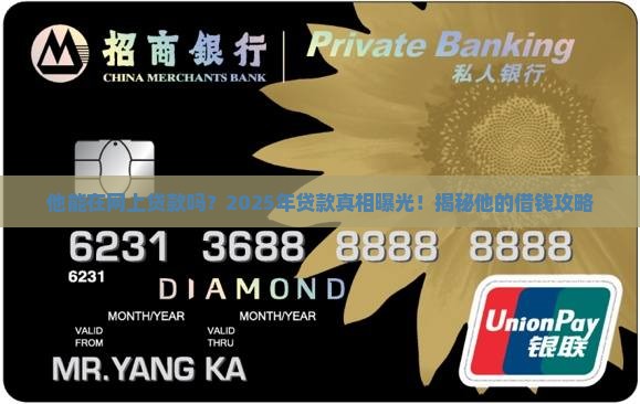 他能在网上贷款吗
