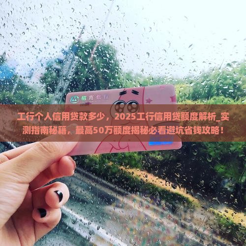 工行个人信用贷款多少