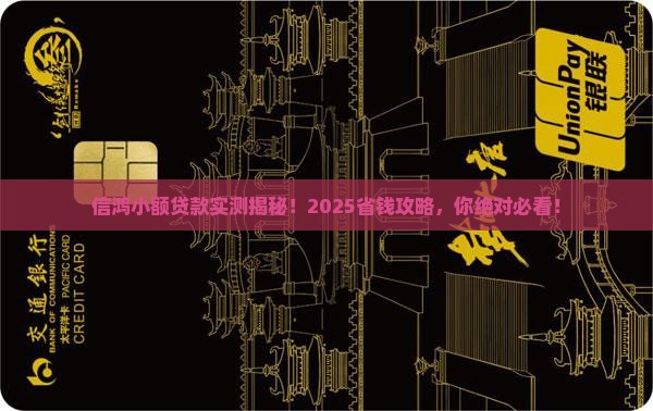信鸿小额贷款