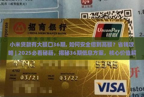 小米贷款有大额口36期