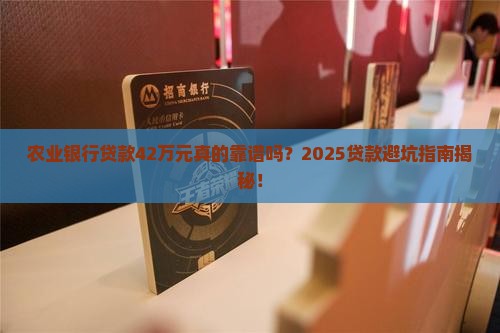 农业银行贷款42万元