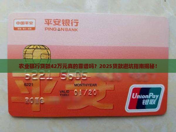 农业银行贷款42万元