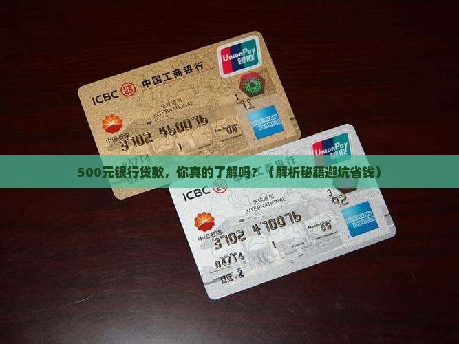 银行贷款500元