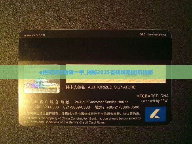 e招贷贷款后转一手