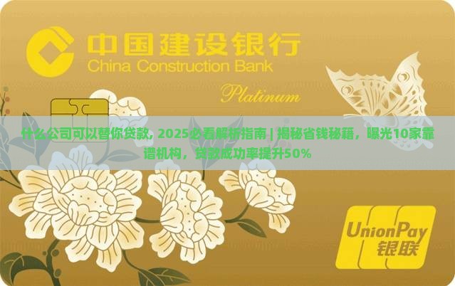什么公司可以替你贷款