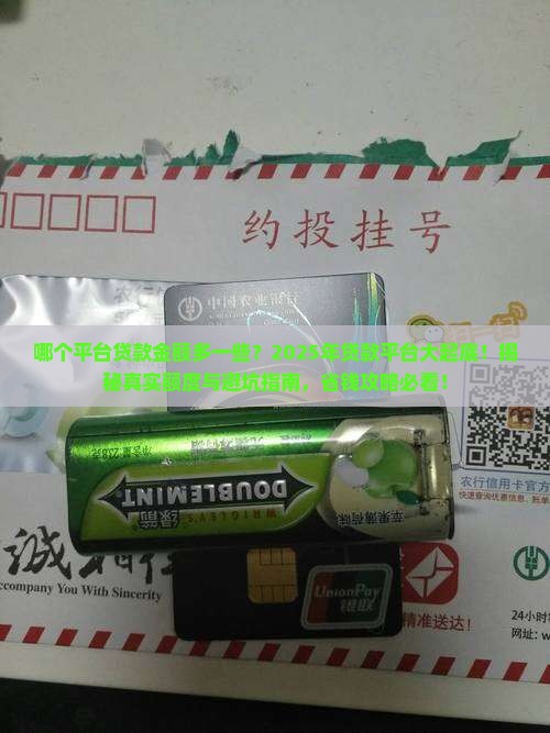 哪个平台贷款金额多一些