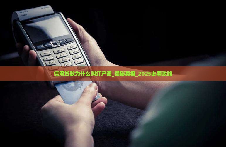 信用贷款为什么叫打产调