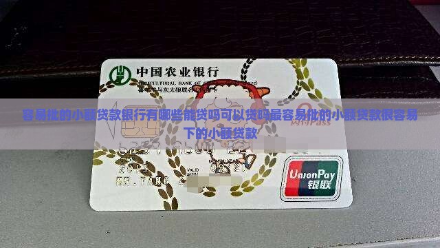 容易批的小额贷款银行