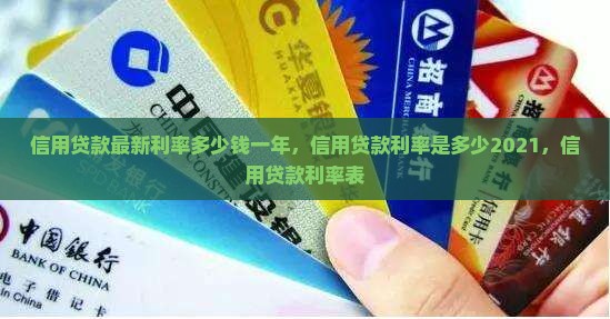 信用贷款最新利率多少钱