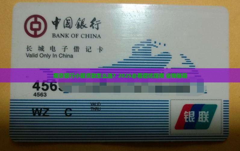南京银行小额贷款助贷