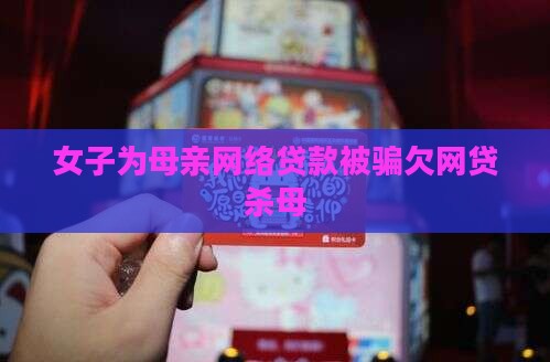 女子为母亲网络贷款