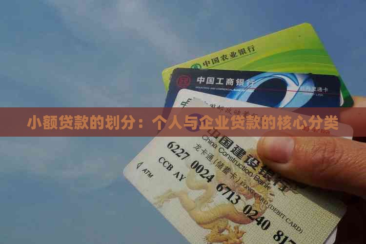 小额贷款的划分 小额贷款的划分