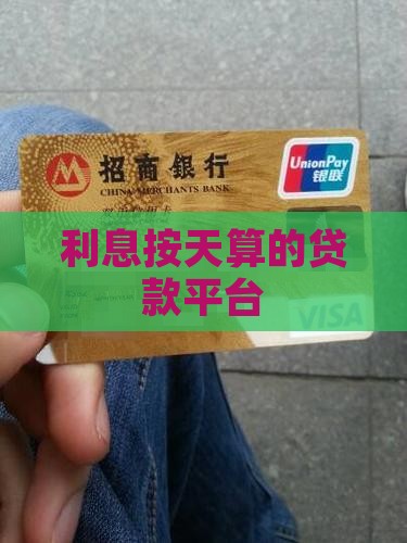 利息按天算的贷款平台