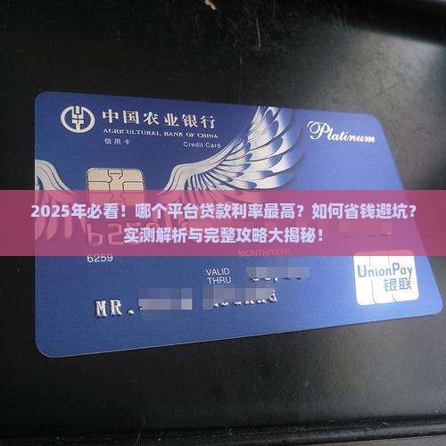 哪个平台贷款率高点