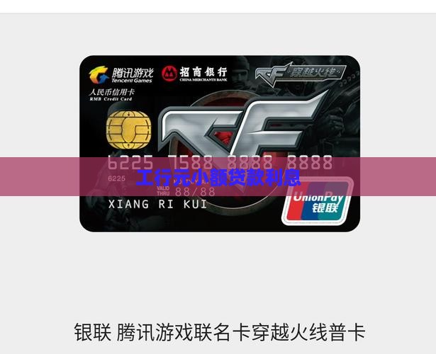 工行元小额贷款利息
