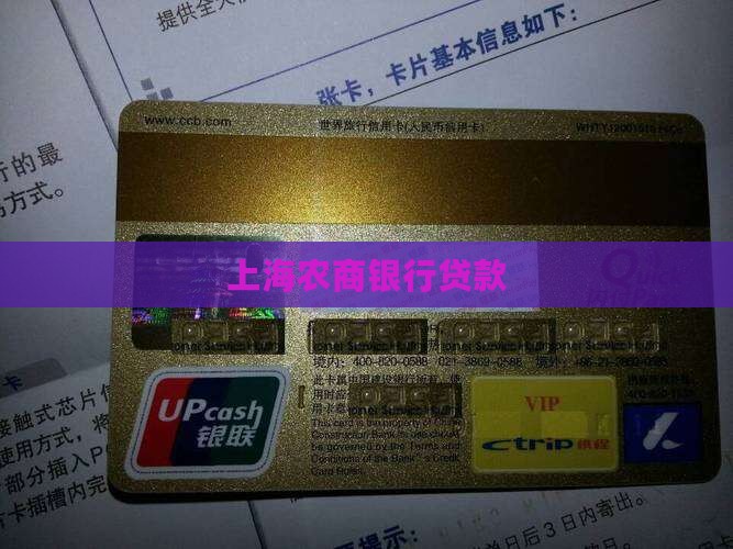 上海农商信用贷款
