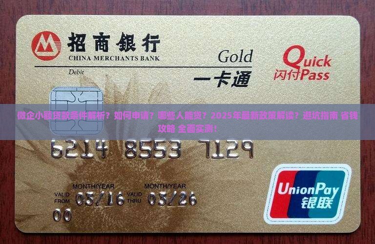 微企小额贷款条件