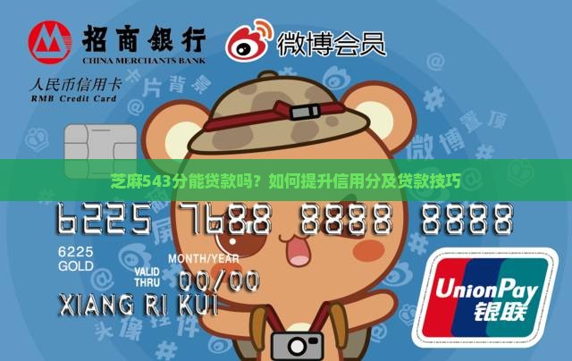 芝麻543分能贷款吗？如何提升信用分及贷款技巧