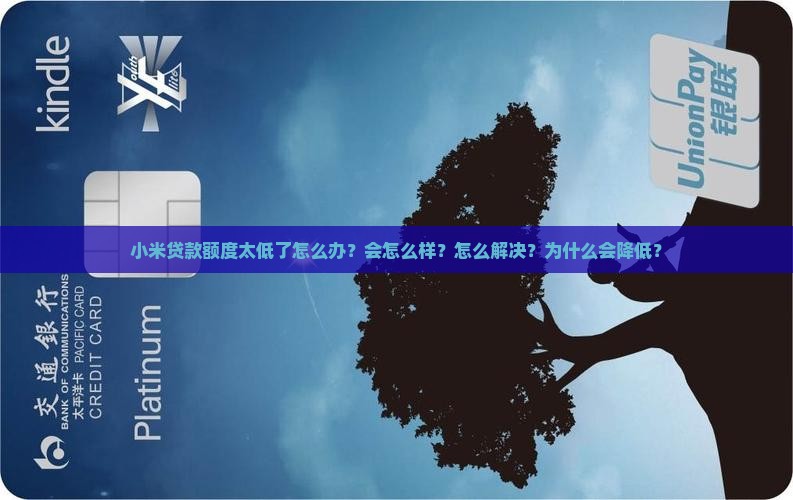 小米贷款额度太低了怎么办？会怎么样？怎么解决？为什么会降低？