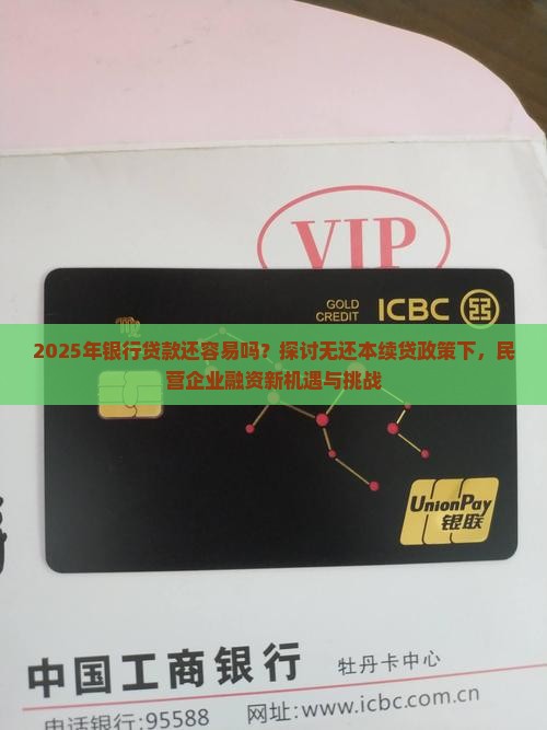 2025年银行贷款还容易吗？探讨无还本续贷政策下，民营企业融资新机遇与挑战