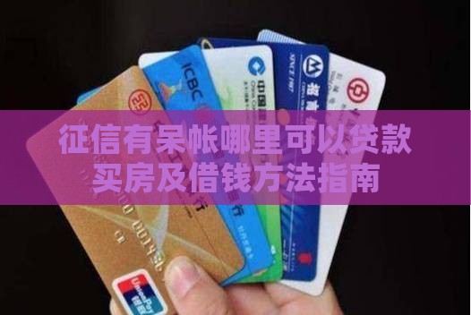 征信有呆帐哪里可以贷款买房及借钱方法指南