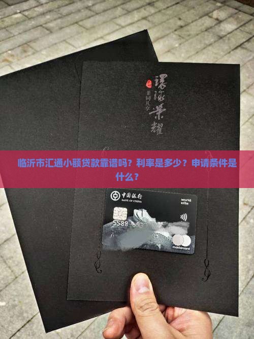 临沂市汇通小额贷款靠谱吗？利率是多少？申请条件是什么？