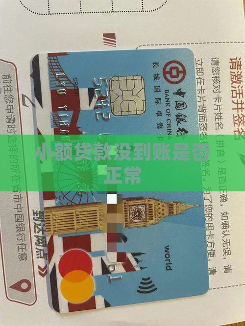 小额贷款没到账是否正常