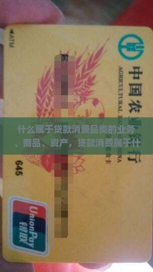 什么属于贷款消费品类的业务、商品、资产，贷款消费属于什么消费类型