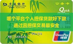 哪个平台个人担保贷款好下款通过且担保交易最安全