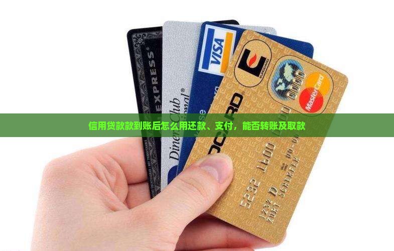 信用贷款款到账后怎么用还款、支付，能否转账及取款