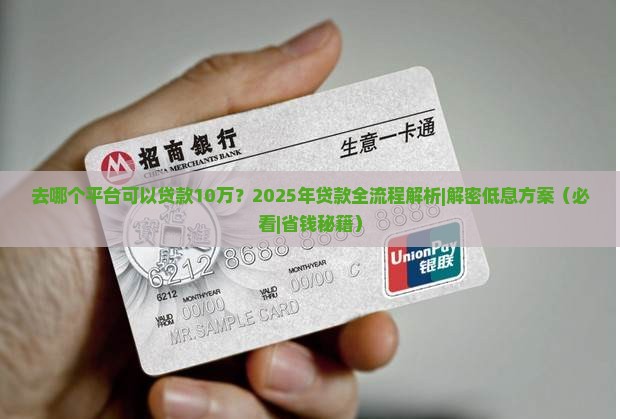 去哪个平台可以贷款10万