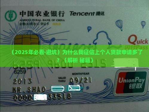 个人征信申请贷款比较多