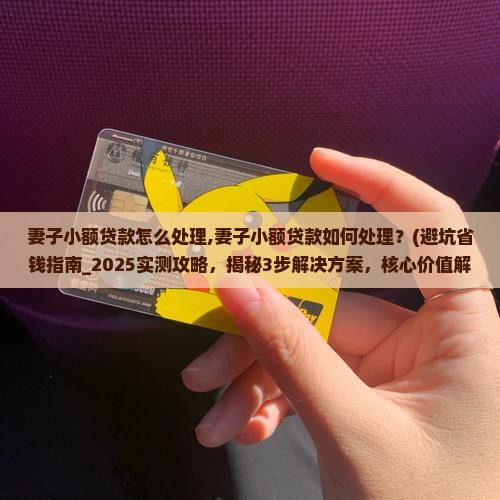 妻子小额贷款怎么处理