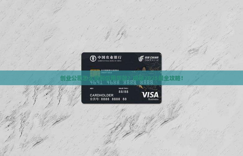 创业公司企业信用贷款