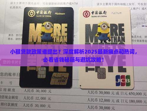 小额贷款政策谁提出