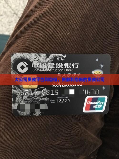 大公司贷款平台利息低