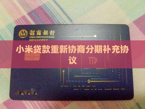 小米贷款重新补充协议