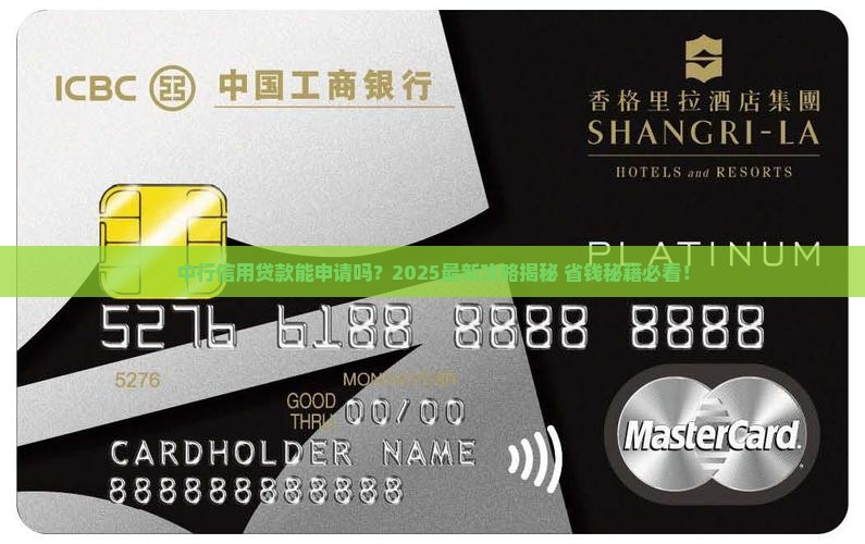 中行可以申请信用贷款吗