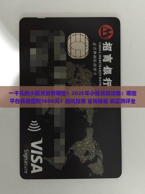 一千元的小额贷款有哪些