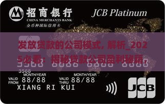 发放贷款的公司模式