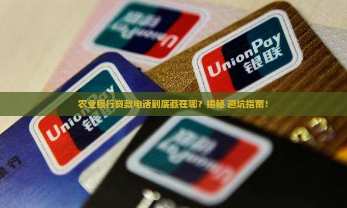 农业银行款贷款电话