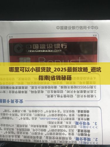 哪里可以小额贷款