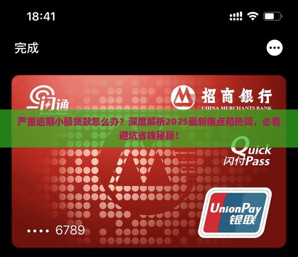 严重逾期小额贷款怎么办