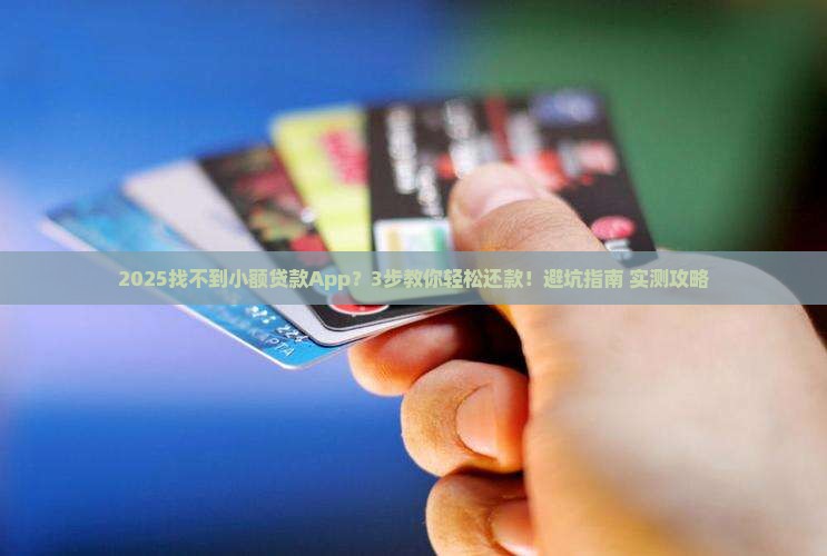 小额贷款找不到app怎么还款