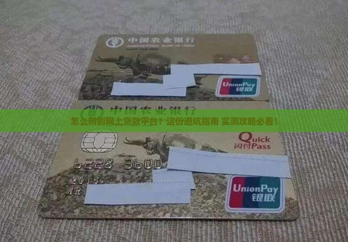 怎么分辨网上的贷款平台