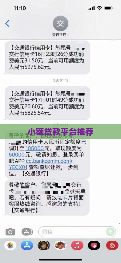 小额度贷款平台