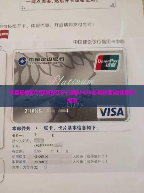 不查征信的大额贷款口子