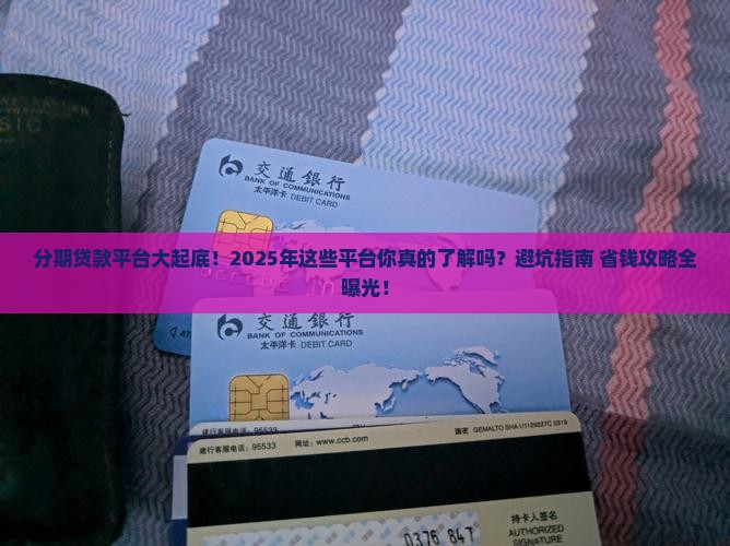 分期贷款的几个平台