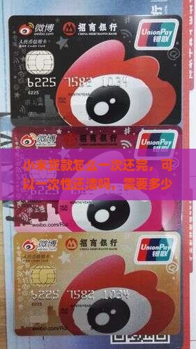 小米贷款怎么一次还完